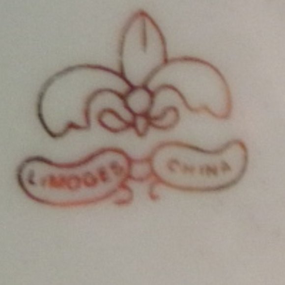 ANTIQUE LIMOGES HAND PAINTED HAT PIN HOLDER. WS - Picture 3 of 4